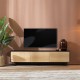 Meuble TV Avento Noir / Chêne Natural 180 cm