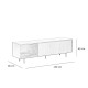 TV-Schrank Linda Eiche Natur 150 cm