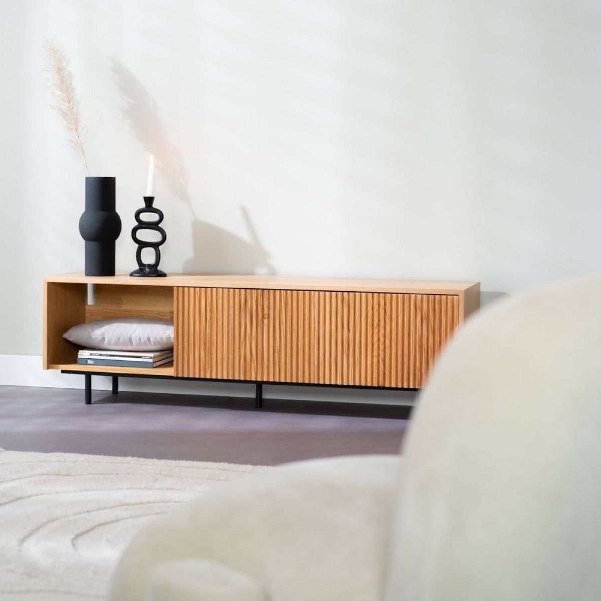 TV-Schrank Linda Eiche Natur 150 cm