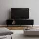 Meuble TV Linda Chêne Noir 180 cm Meuble TV Linda Chêne Noir 180 cm