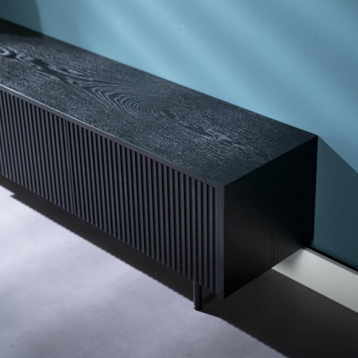 Meuble TV Linda Chêne Noir 180 cm Meuble TV Linda Chêne Noir 180 cm