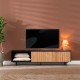 TV-Schrank Linda Eiche schwarz Natur 150 cm TV-Schrank Linda Eiche schwarz Natur 150 cm