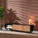 TV-Schrank Linda Eiche schwarz Natur 150 cm TV-Schrank Linda Eiche schwarz Natur 150 cm