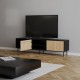 TV-Schrank Linda Eiche schwarz Natur 150 cm TV-Schrank Linda Eiche schwarz Natur 150 cm