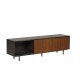 TV-Schrank Linda Schwarz / Rustikale Eiche 150 cm TV-Schrank Linda Schwarz / Rustikale Eiche 150 cm
