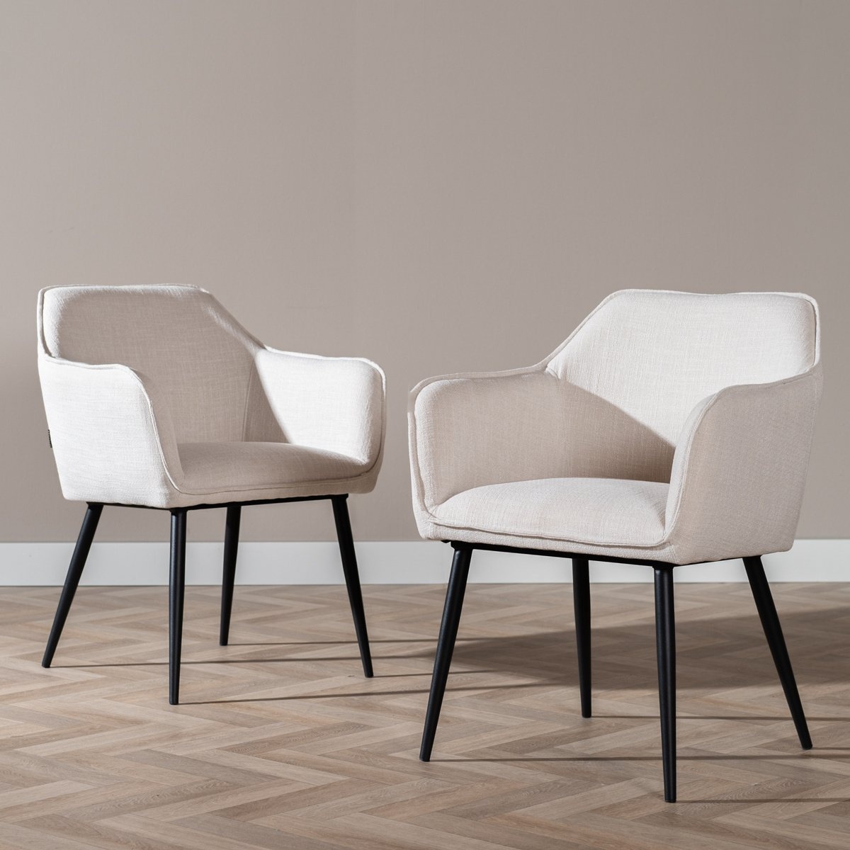 Stoel Restaurant Cafe Bar En Horeca - Mira Linnen Off White Stoel Restaurant Cafe Bar En Horeca - Mira Linnen Off White