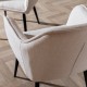 Stoel Restaurant Cafe Bar En Horeca - Mira Linnen Off White Stoel Restaurant Cafe Bar En Horeca - Mira Linnen Off White
