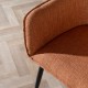 Chair Restaurant Cafe Bar And Horeca - Mira Linen Copper Chair Restaurant Cafe Bar And Horeca - Mira Linen Copper