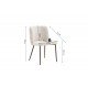 Chaise Restaurant Cafe Bar Et Horeca - CARYA Beige Chaise Restaurant Cafe Bar Et Horeca - CARYA Beige
