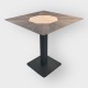 Tischrestaurant Cafe Bar und Horeca - RIGA-P800-70x70 + A200 - 12mm