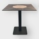 Tischrestaurant Cafe Bar und Horeca - RIGA-P800-70x70 + A200 - 12mm
