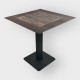 Tafel Restaurant Cafe Bar En Horeca - PORTO-P855-70x120 + A400 - 12mm