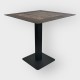 Tafel Restaurant Cafe Bar En Horeca - PORTO-P855-70x120 + A400 - 12mm
