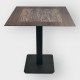 Tafel Restaurant Cafe Bar En Horeca - PORTO-P855-70x120 + A400 - 12mm